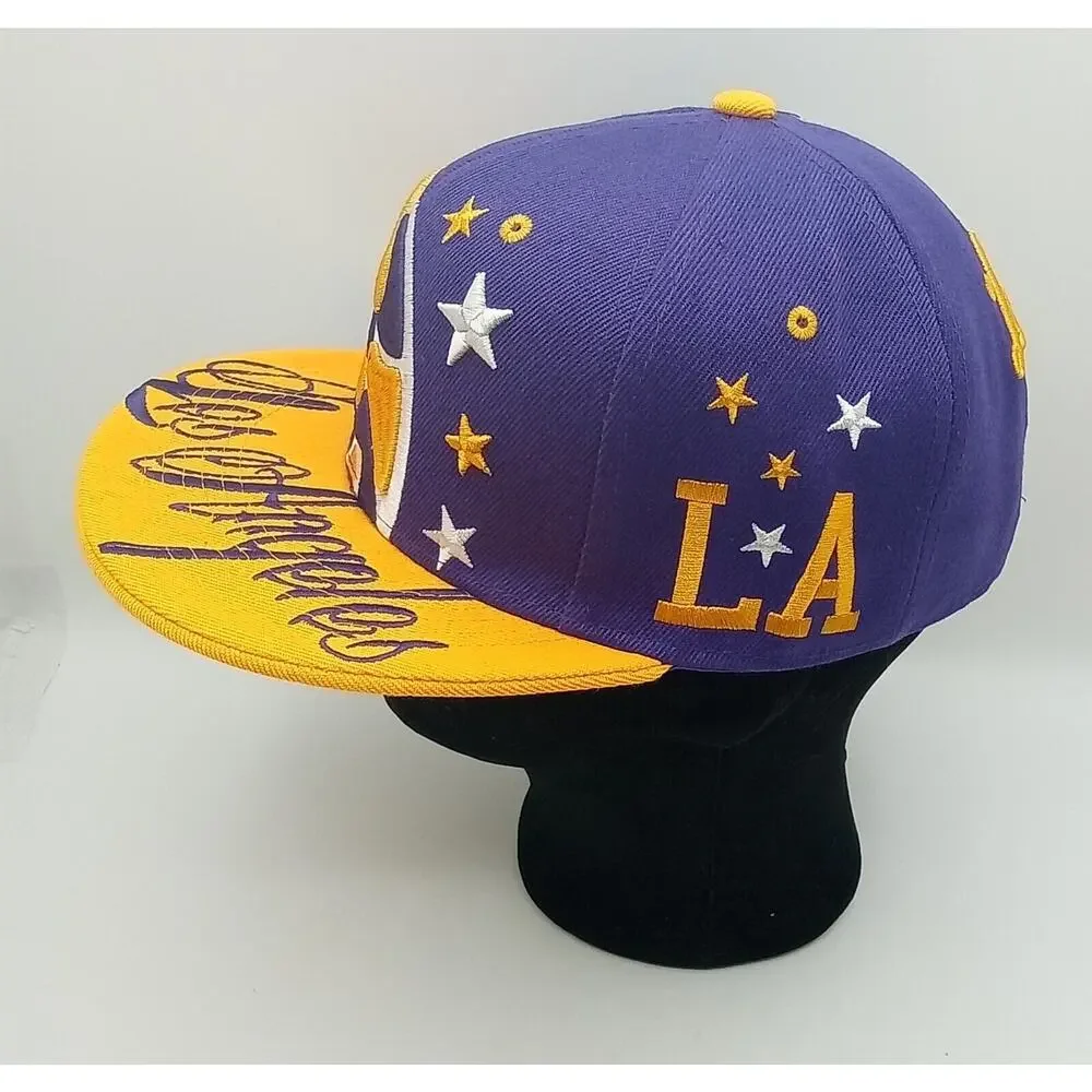 Los Angeles Basketball Lakers Premium Snapback Cap